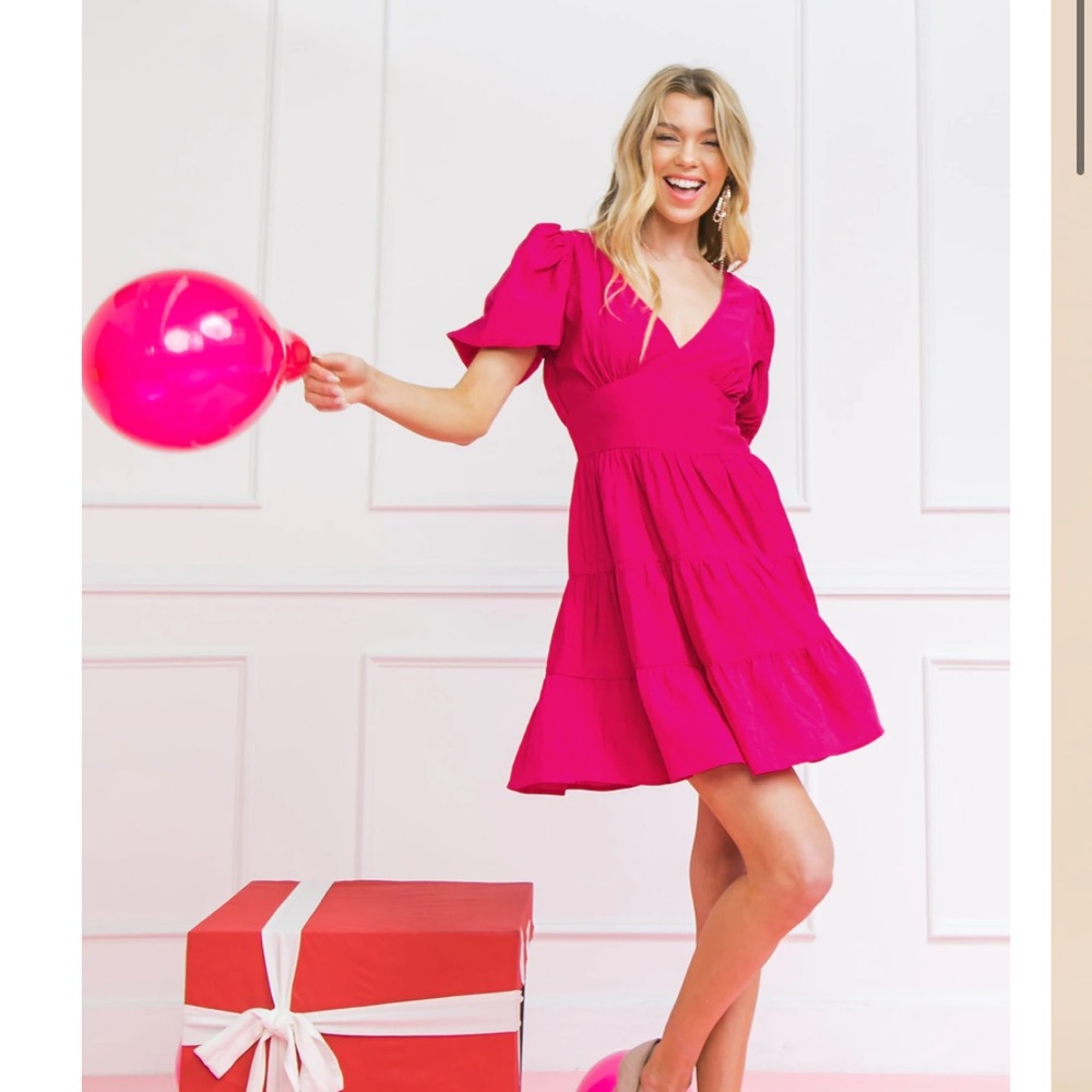 NWT FLYING TOMATO - BRING YOU JOY WOVEN MINI DRESS